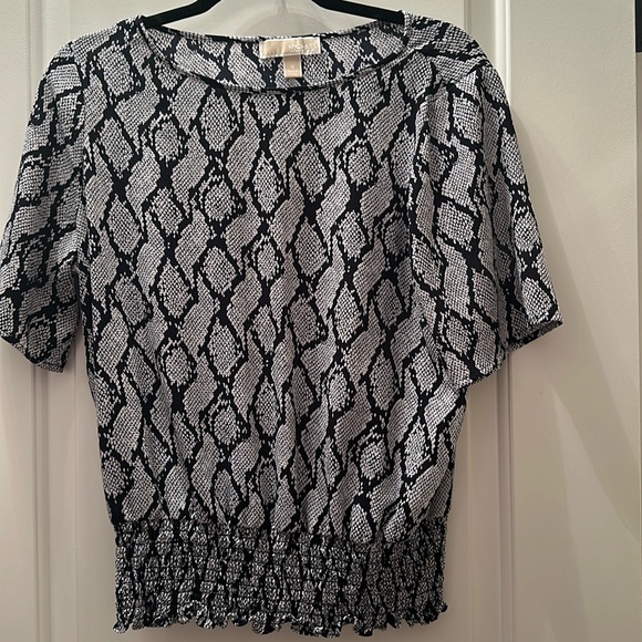 Michael Kors Short Sleeve Blouse - Picture 1 of 3